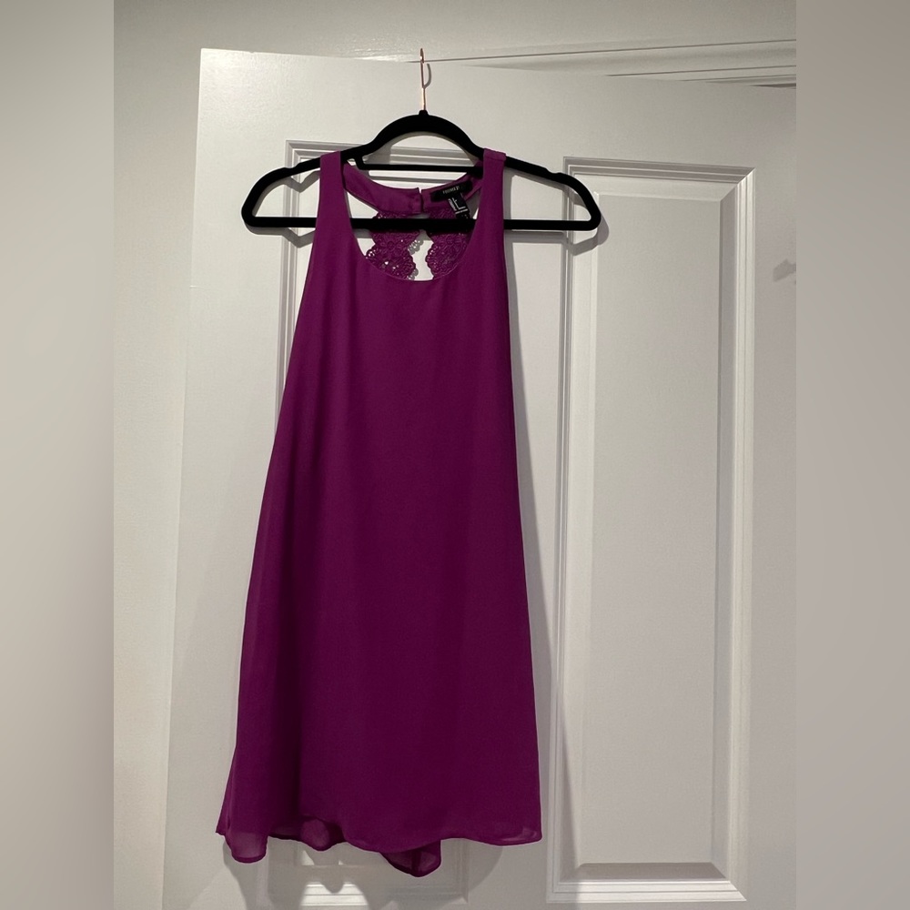 Forever21 Short Flowy Purple Dress
